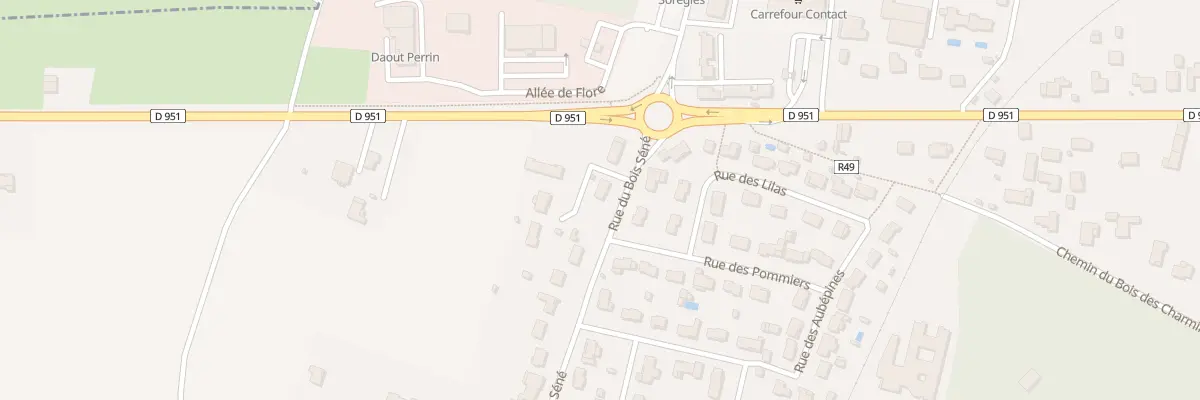 Plan du 4 Rue du Bois Séné à Saint-Julien-l’Ars