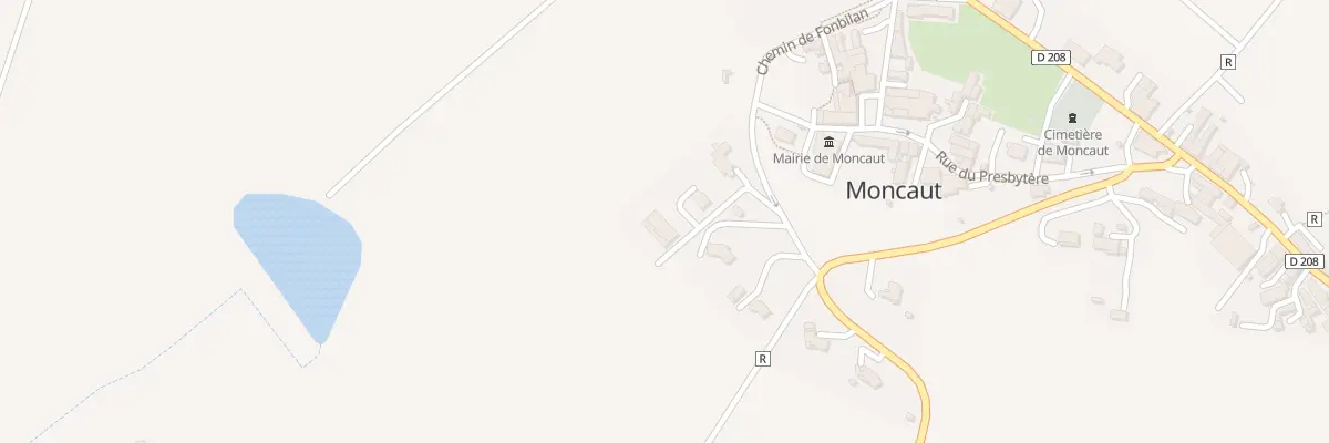 Plan du 236 Che de Fonbilan à Moncaut