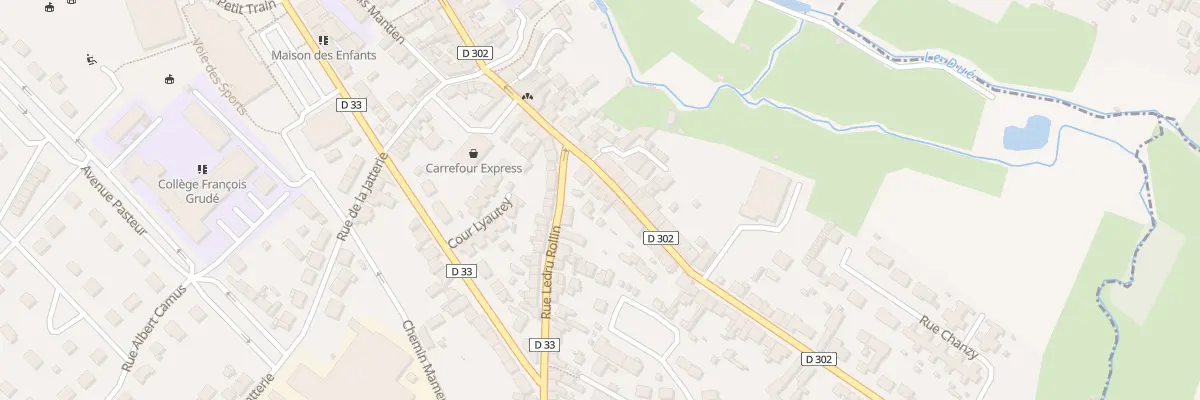 Plan du 2 Rue de Belfort à Connerré