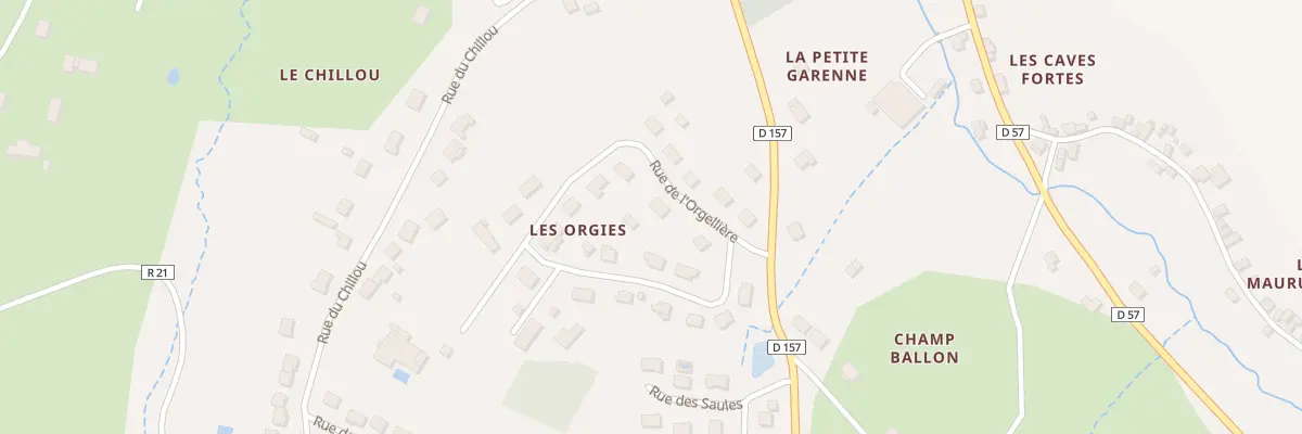 Plan du 4 Rue de l’Orgelliere à Villaines-les-Rochers