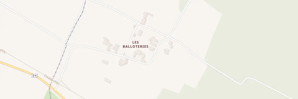 Plan du 6 Les Baloteries à Souffrignac