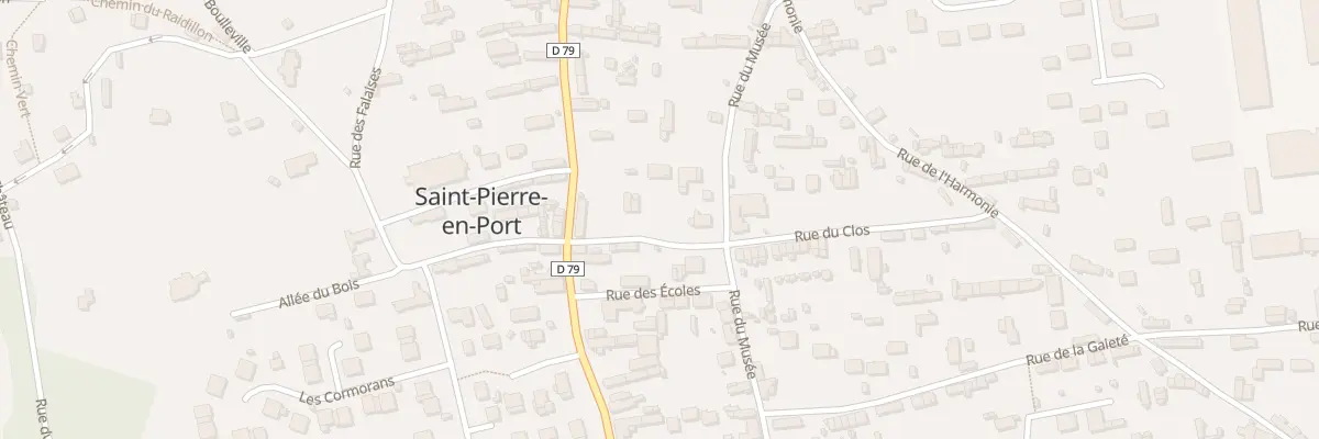 Plan du 7 Rue du Clos à Saint-Pierre-en-Port