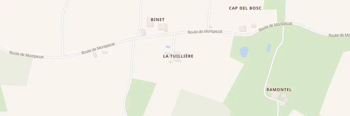 Plan du 5088 La Tuilliere à Saint-Sardos