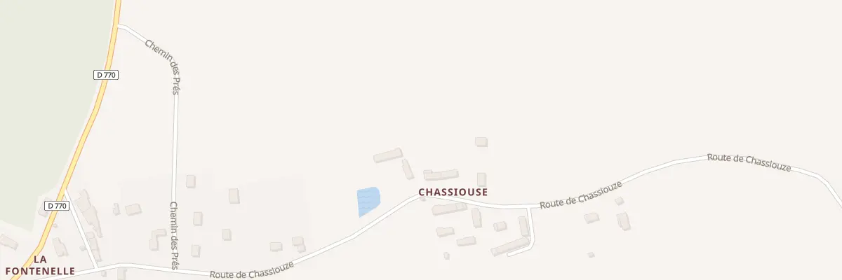 Plan du 19 Rte de Chassiouze à Courgeoût