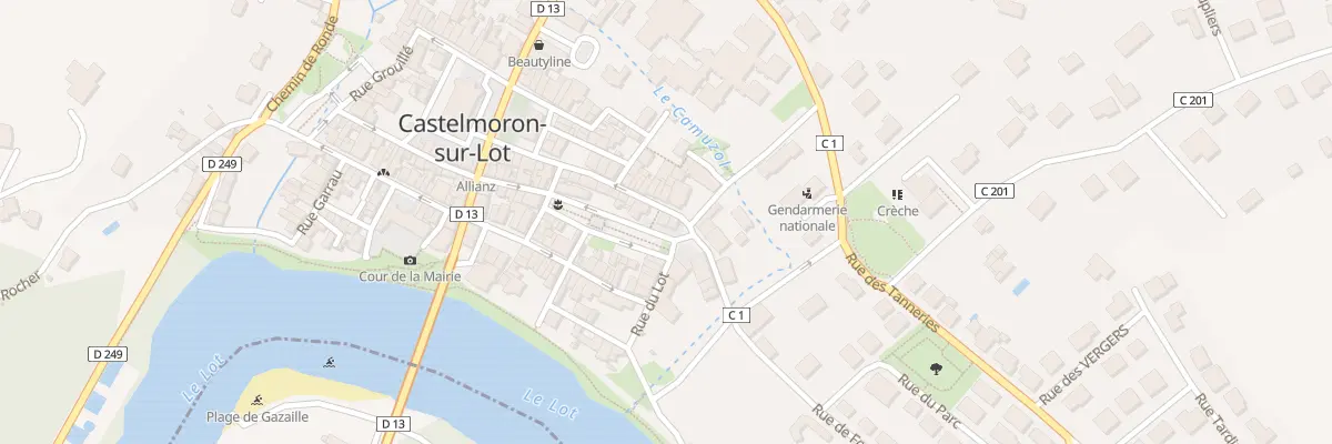 Plan du 17 Pl du Fort à Castelmoron-sur-Lot