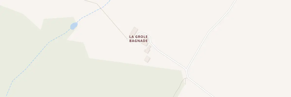 Plan du 1 La Grolebagnade à Saint-Laurent-de-Céris