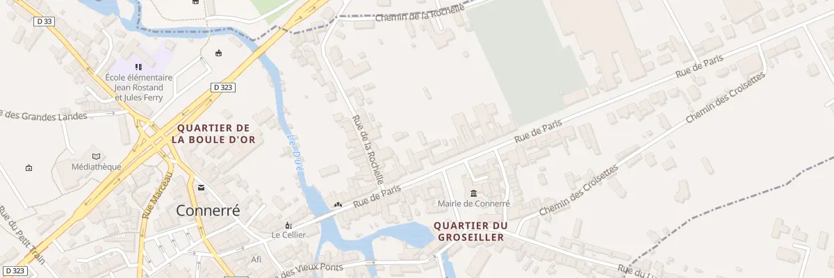 Plan du 37 Rue de Paris à Connerré