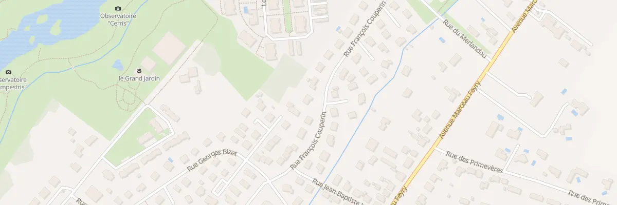 Plan du 28 Rue Francois Couperin à Bergerac
