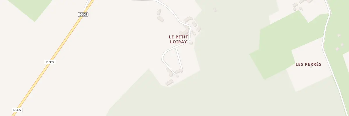 Plan du 84 Le Petit Loiray à Marçon