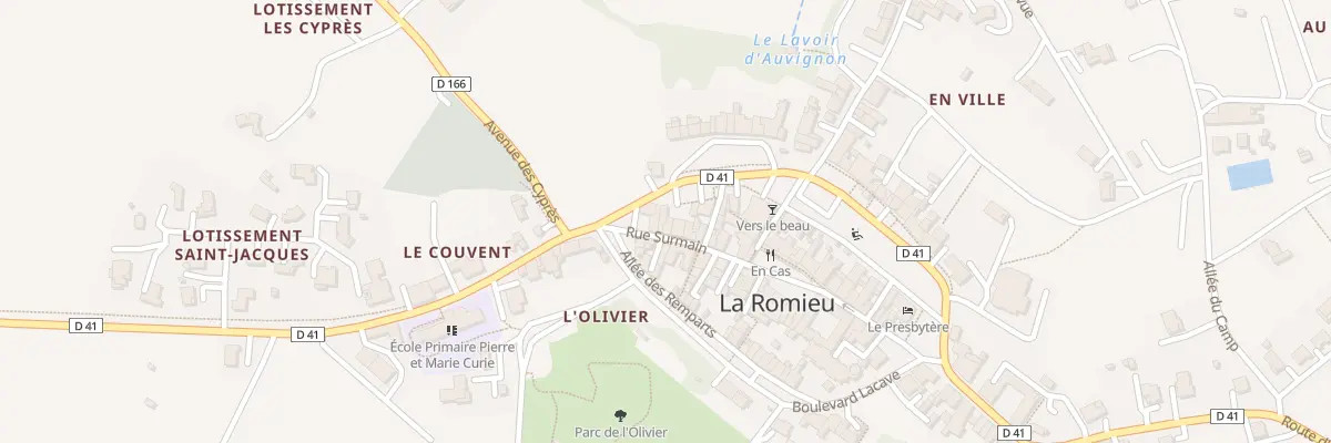 Plan du 16 Rue Surmain à La Romieu