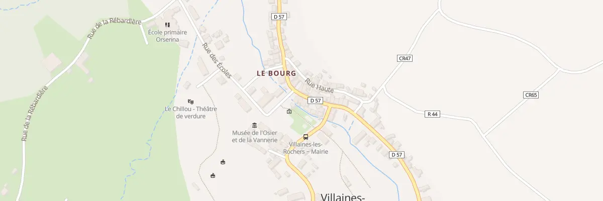 Plan du 1 Rue des Caves Fortes à Villaines-les-Rochers