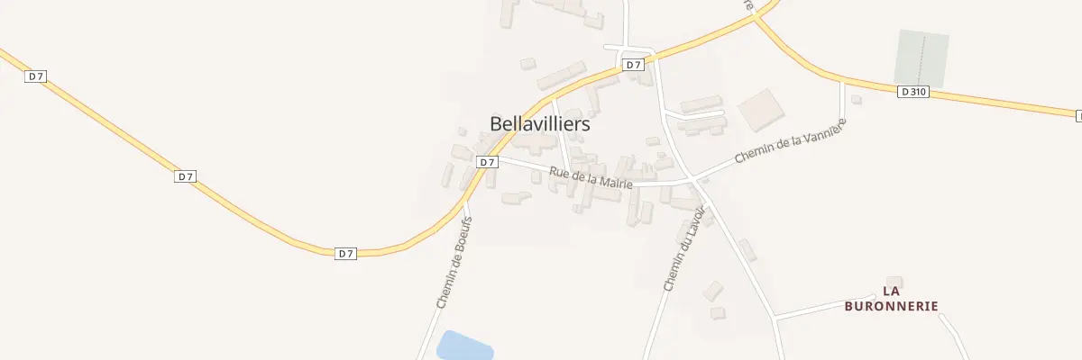 Plan du 18 Rue de la Mairie à Bellavilliers