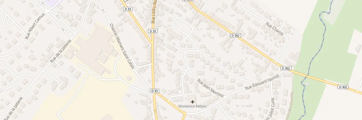 Plan du 28 Rue Jean Mermoz à Connerré