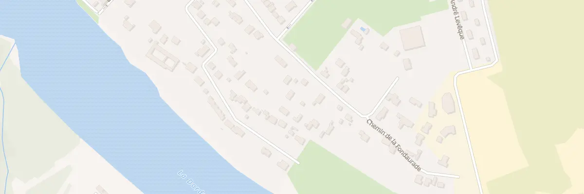Plan du 25 Chem de la Fondaurade à Bergerac