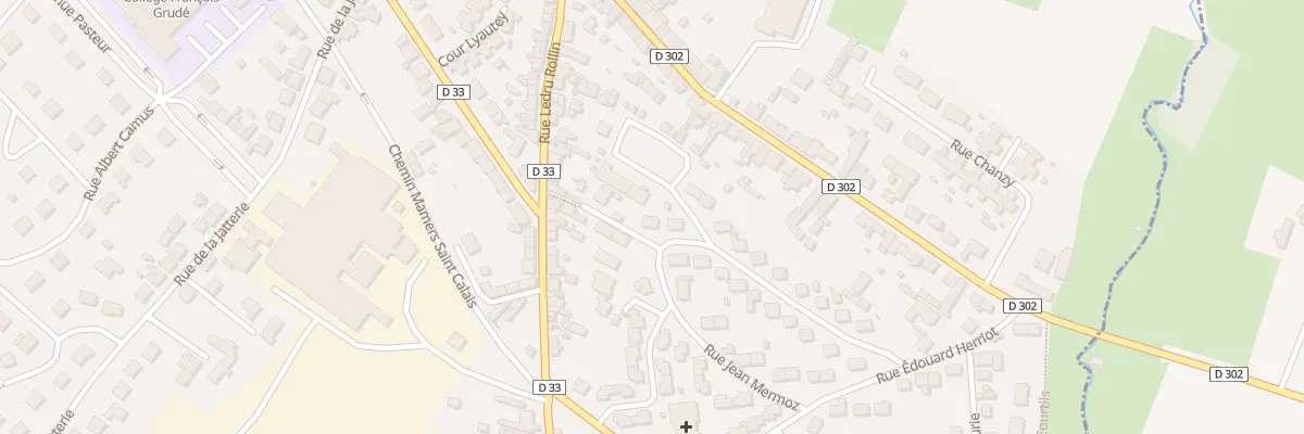 Plan du 26 Rue Jean Mermoz à Connerré