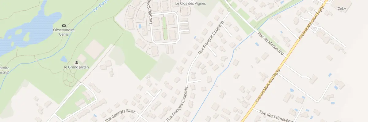 Plan du 32 Rue Francois Couperin à Bergerac