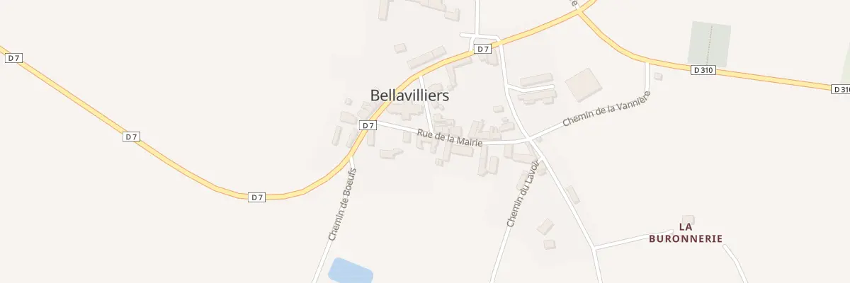 Plan du 16 Rue de la Mairie à Bellavilliers