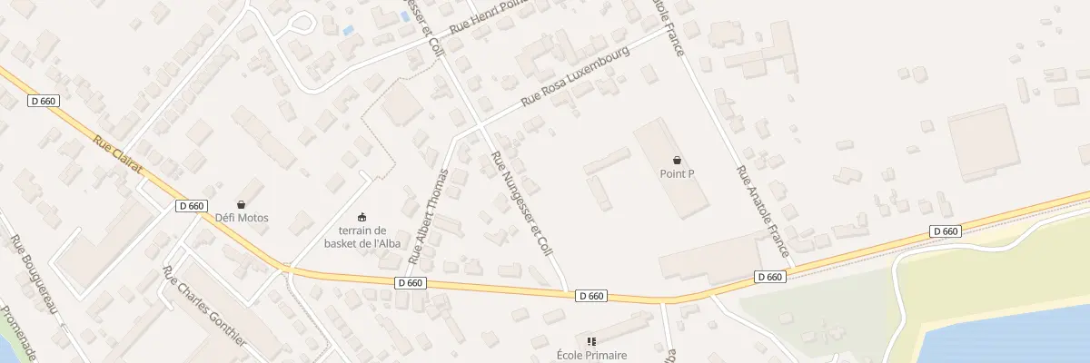 Plan du 11 Rue Nungesser et Coli à Bergerac