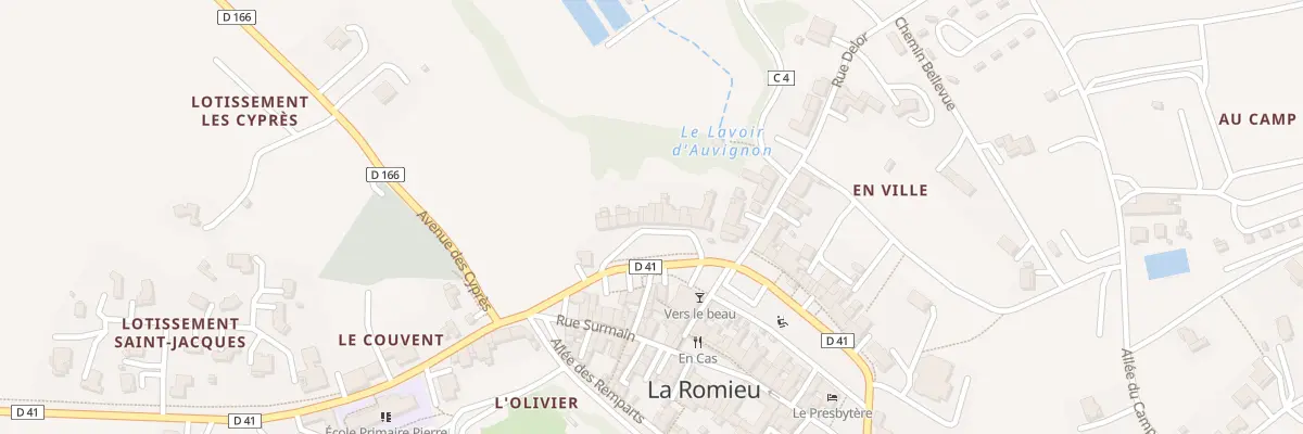 Plan du 5119 Bd Quintilla à La Romieu