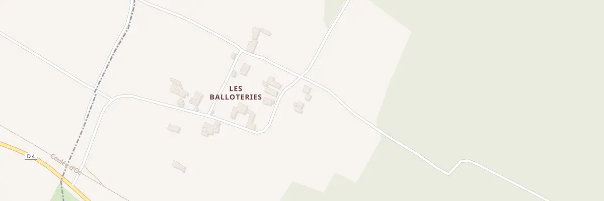 Plan du 9 Les Baloteries à Souffrignac