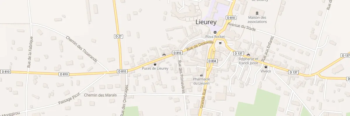 Plan du 11 Rue de Deauville à Lieurey