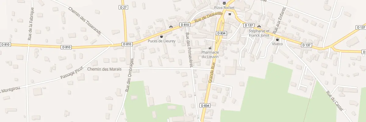 Plan du 85 Rue des Primeveres à Lieurey
