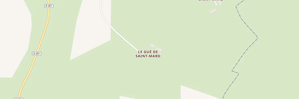 Plan du 101 Le Gue de Saint Marc à Saint-Ouen-de-Sécherouvre