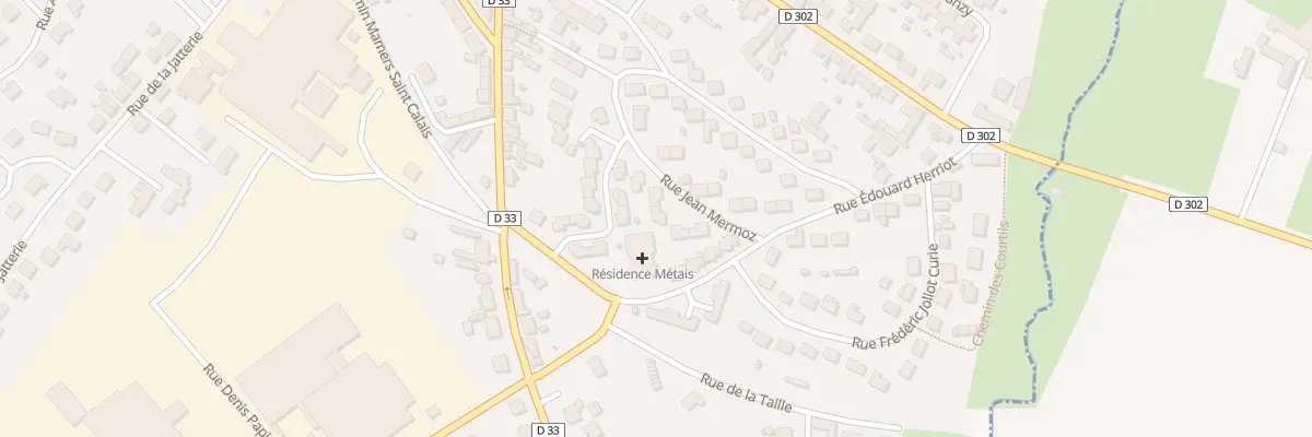 Plan du 34 Rue Jean Mermoz à Connerré