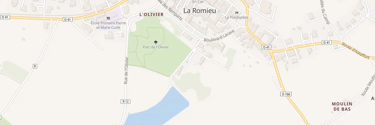 Plan de En Ville à La Romieu