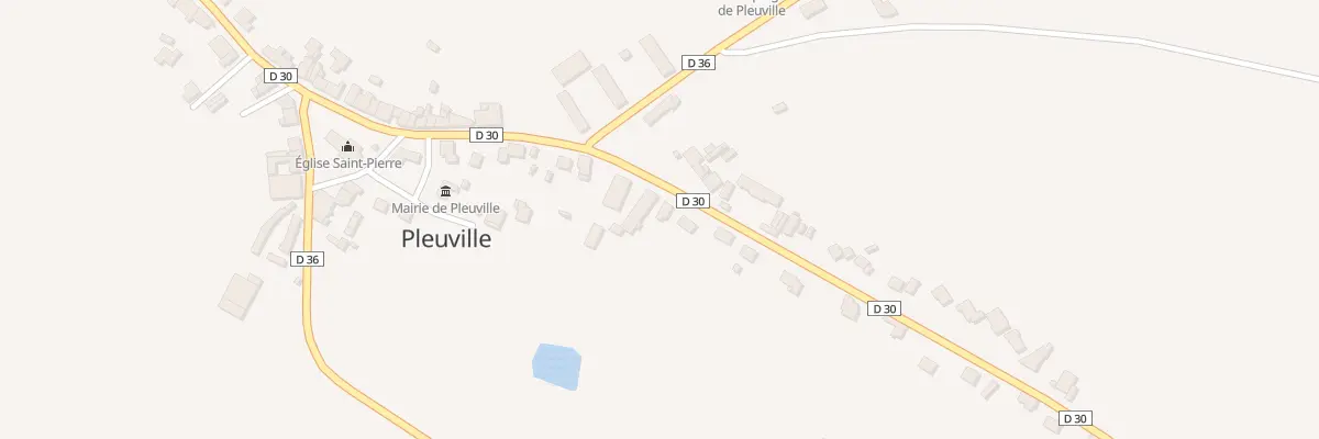 Plan du 18 Rue de la Resistance à Pleuville