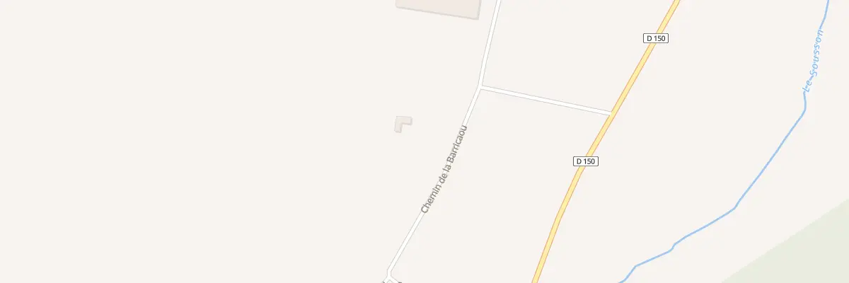 Plan du 5014 Au Senac à Aujan-Mournède