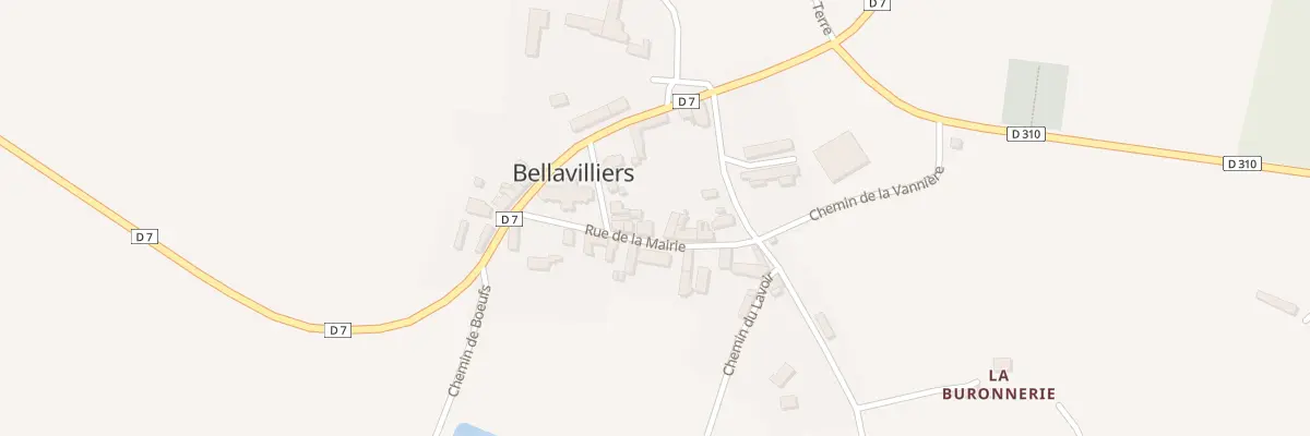 Plan du 37 Bellavilliers à Bellavilliers