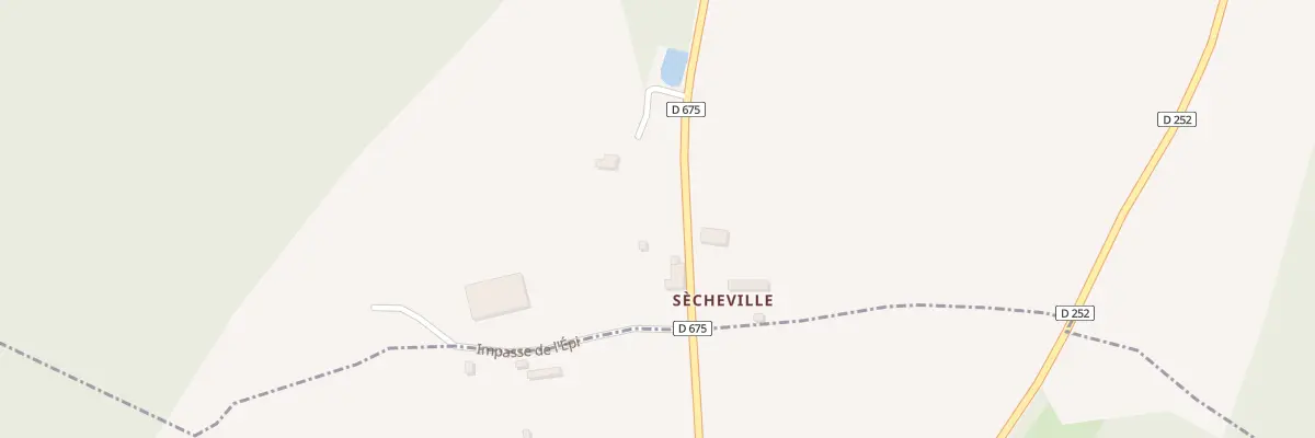Plan du 16 Secheville au Ménil-Bérard