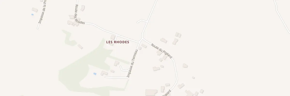 Plan du 74 Le Pigeard à Ribagnac