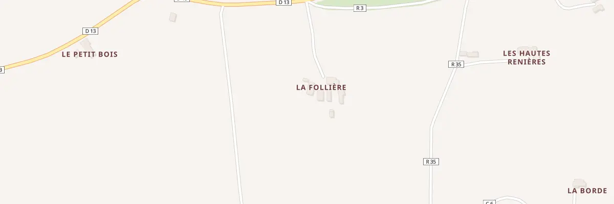 Plan du 5259A La Folliere à Villaines-sous-Lucé