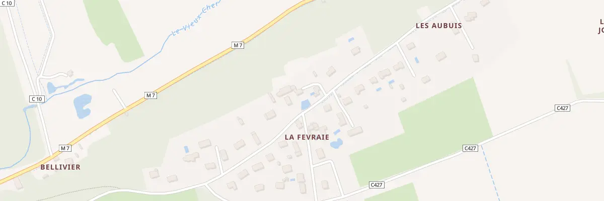 Plan du 210 La Fevraie à Villandry