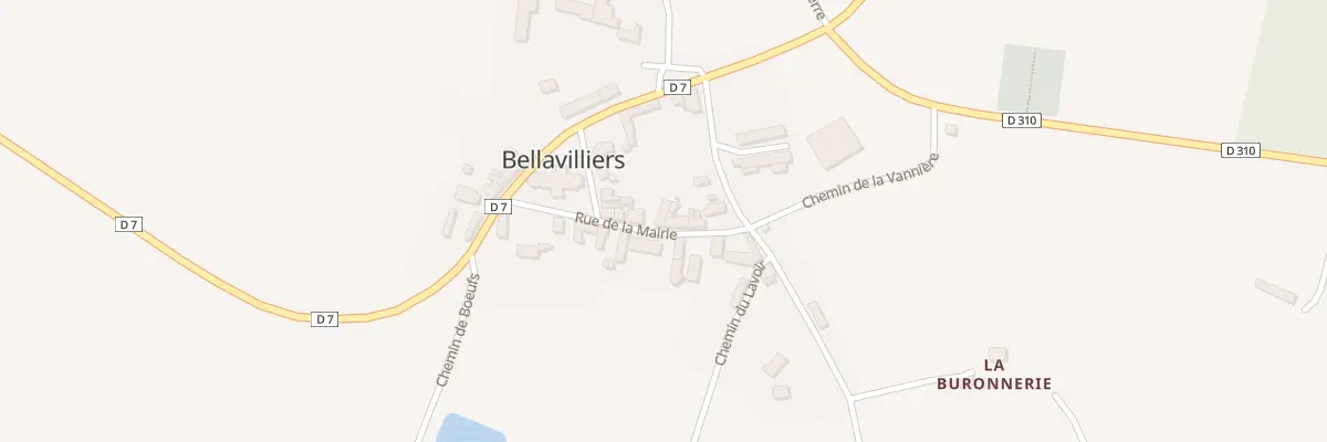 Plan du 5B Rue de la Mairie à Bellavilliers
