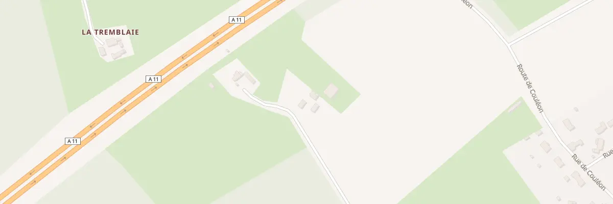 Plan du 8 Rte de Montfort à Beillé