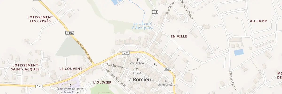 Plan du 5125 Bd Quintilla à La Romieu