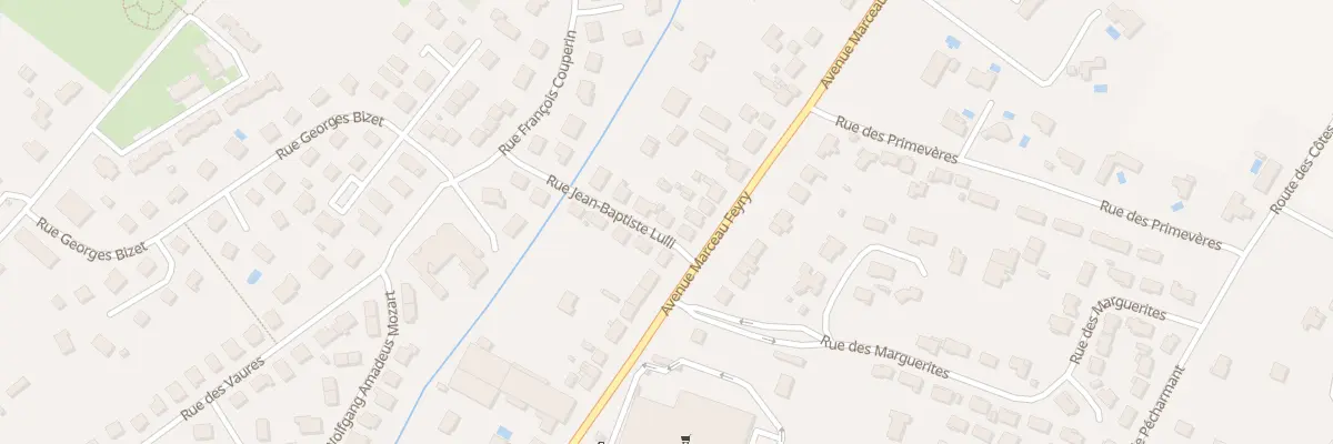 Plan du 3 Rue Jean-baptiste Lulli à Bergerac
