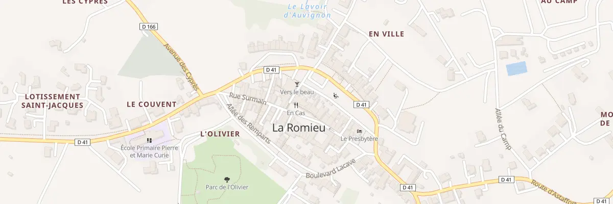 Plan du 8 Pl E Bouet à La Romieu