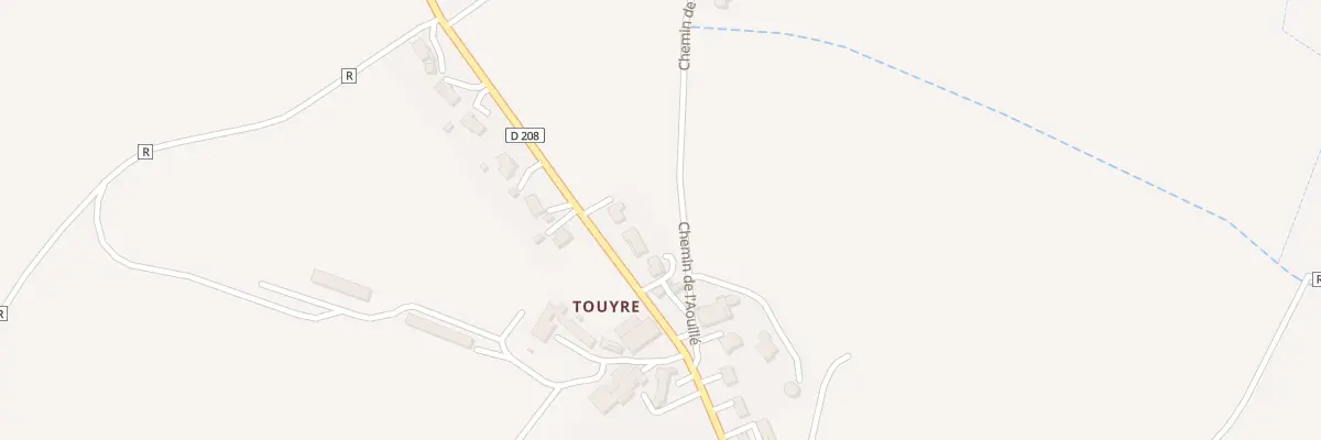 Plan du 407 Rte du Moulin à Moncaut