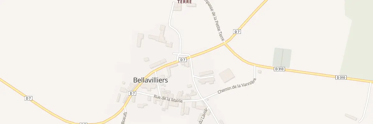 Plan du 3 Rue du Pont à la Dame à Bellavilliers