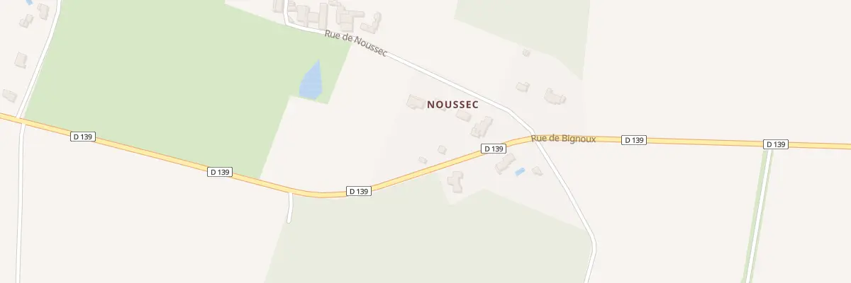 Plan du 5 Rue de Noussec à Lavoux