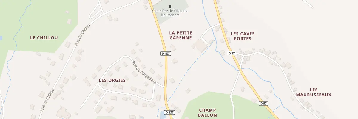 Plan du 18 Rue de l’Eglise à Villaines-les-Rochers