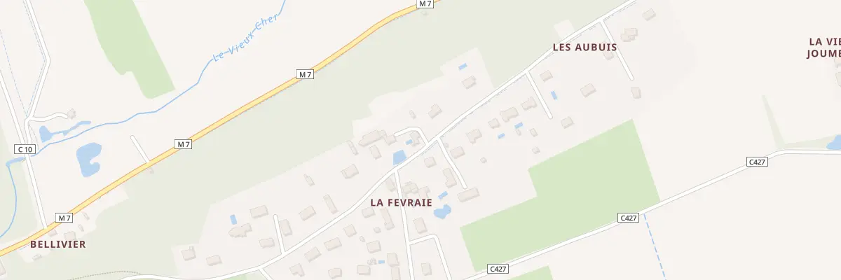 Plan du 8 La Fevraie à Villandry