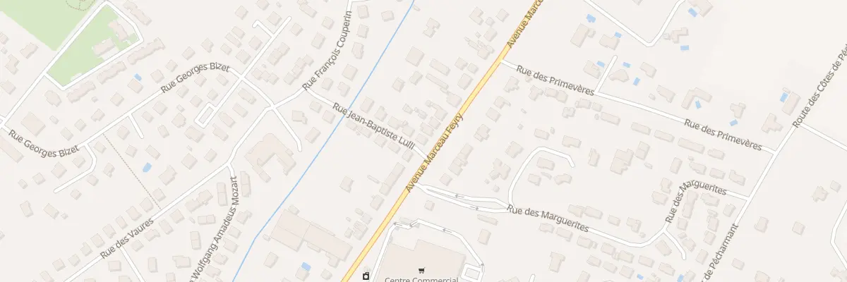 Plan du 1 Rue Jean-baptiste Lulli à Bergerac