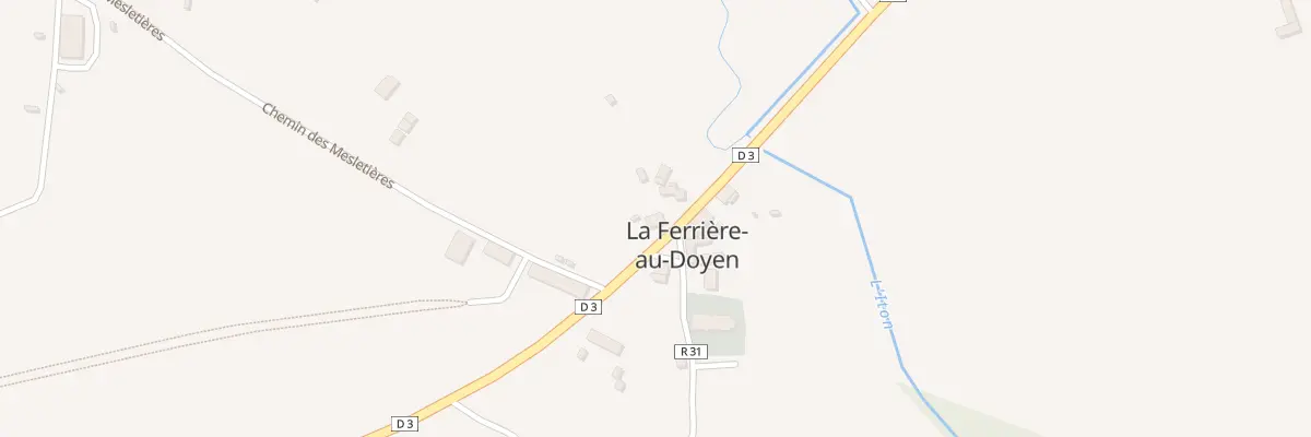 Plan du 1206 Rte de la Fontaine Penet à La Ferrière-au-Doyen