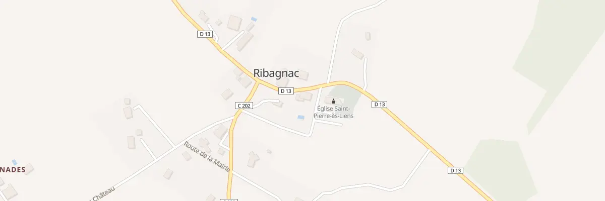 Plan du 39 Pech Chabrol à Ribagnac