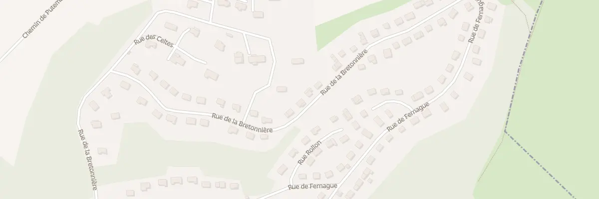Plan du 25 Rue de la Bretonnière à Gruchet-le-Valasse